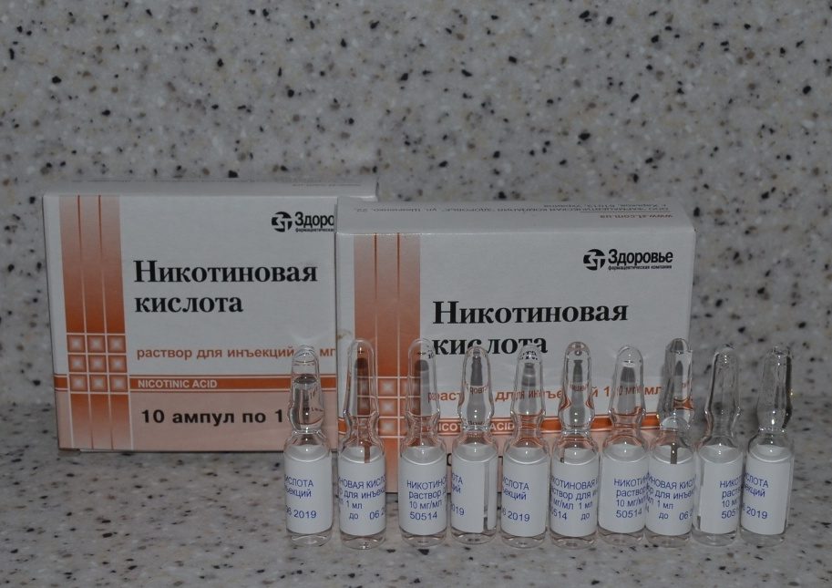 Никотиновая кислота для улучшения структуры волос у корней