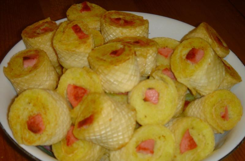 Вафельные рулетики могут быть с самой разной начинкой