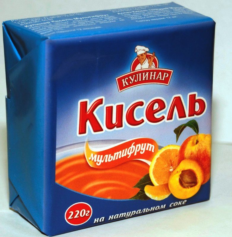 Упаковка сухого киселя в брикете
