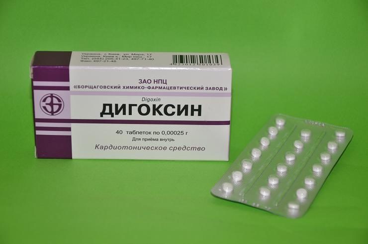 Дигоксин - один из препаратов на основе наперстянки