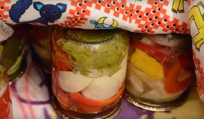 Ассорти с патиссонами на зиму