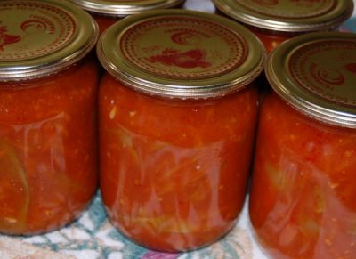 Лечо с французской фасолью.