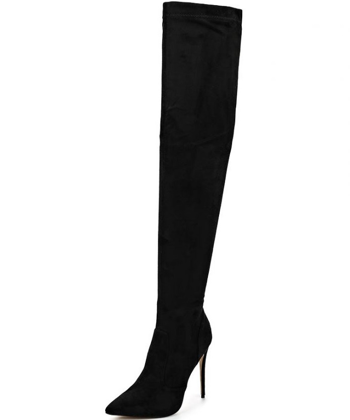 Ботфорты lost ink galia stretch le stiletto over knee boot