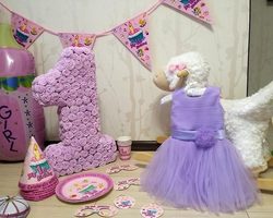 Цифры на день рождения своими руками из гофрированной бумаги, салфеток, картона, фетра, шаров, фотографий. Как сделать цифру 1, 2, 3, 4, 5 на день рождения?