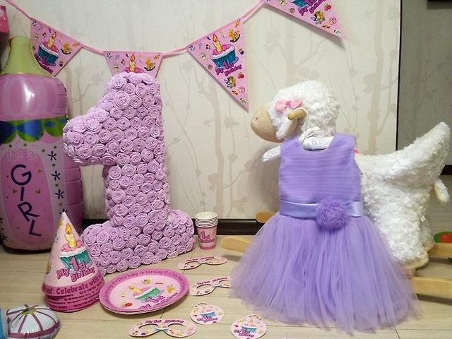 Цифры на день рождения своими руками из гофрированной бумаги, салфеток, картона, фетра, шаров, фотографий. Как сделать цифру 1, 2, 3, 4, 5 на день рождения?