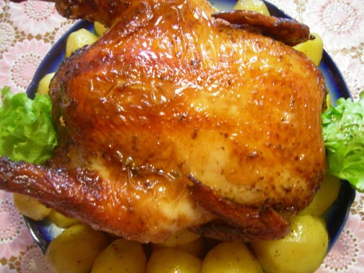 Курица гриль в духовке