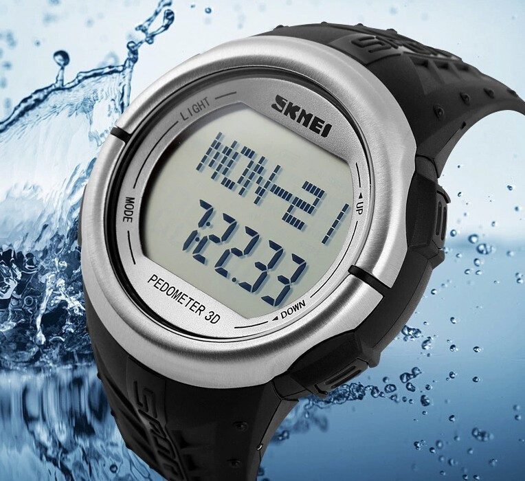 Спортивные часы шагомер heart rate monitor