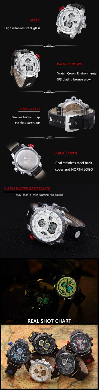 Часы многофункциональные reloj hombre