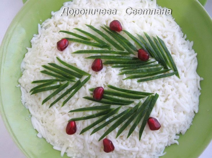 Новогодний салат
