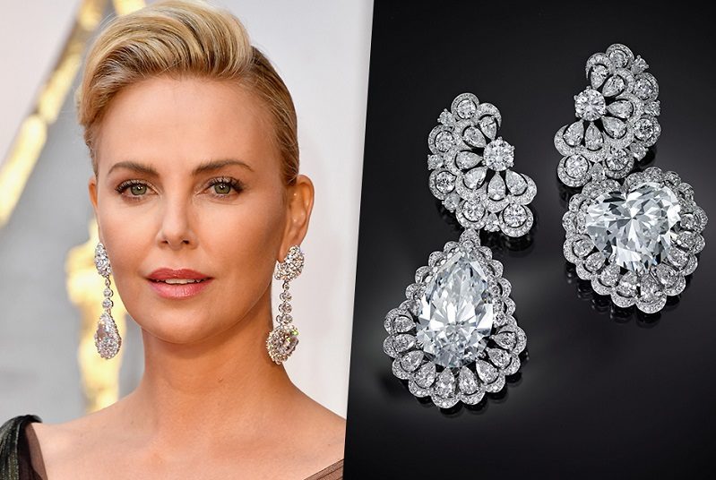 Серьги шарлиз терон
