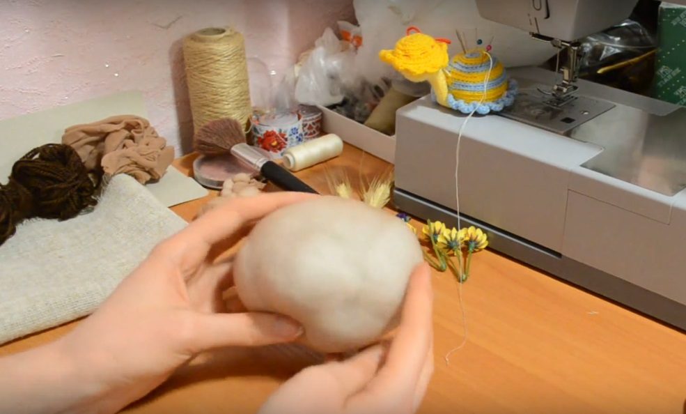 Заготовка для головы домового из капрона