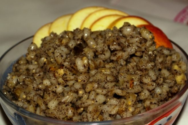 Кутья с перловкой.