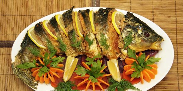 Карп из духовки.