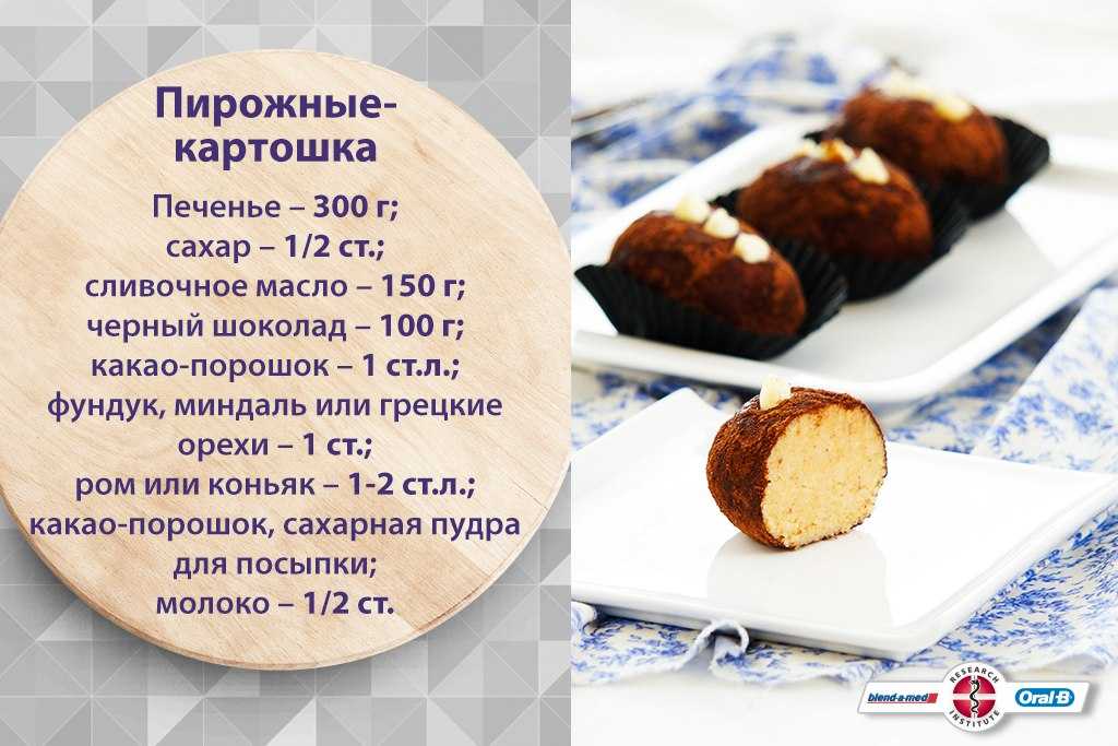 Рецепт пирожного картошка