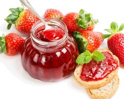 Как приготовить густой и вкусный клубничный джем в домашних условиях? Рецепты клубничного джема с малиной, мятой, лимоном, бананом, желатином, агар-агаром, пектином, желфиксом