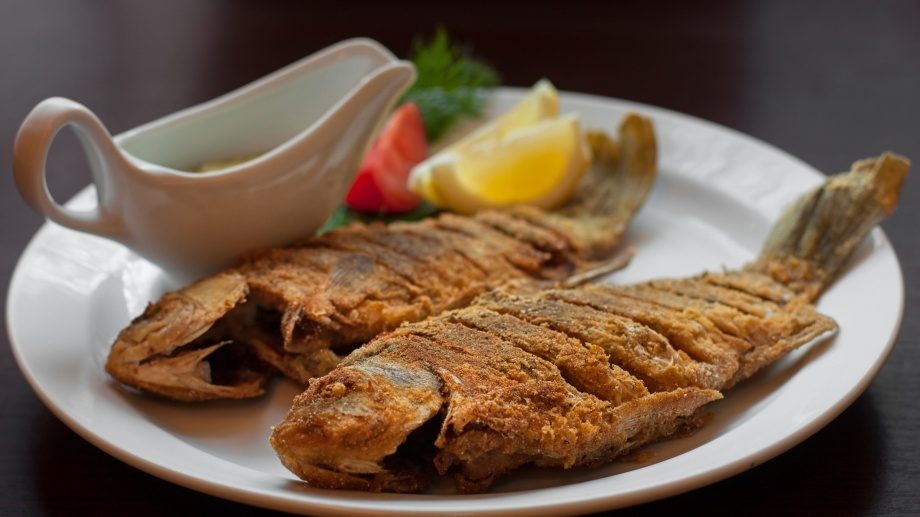 Жареные карасики.