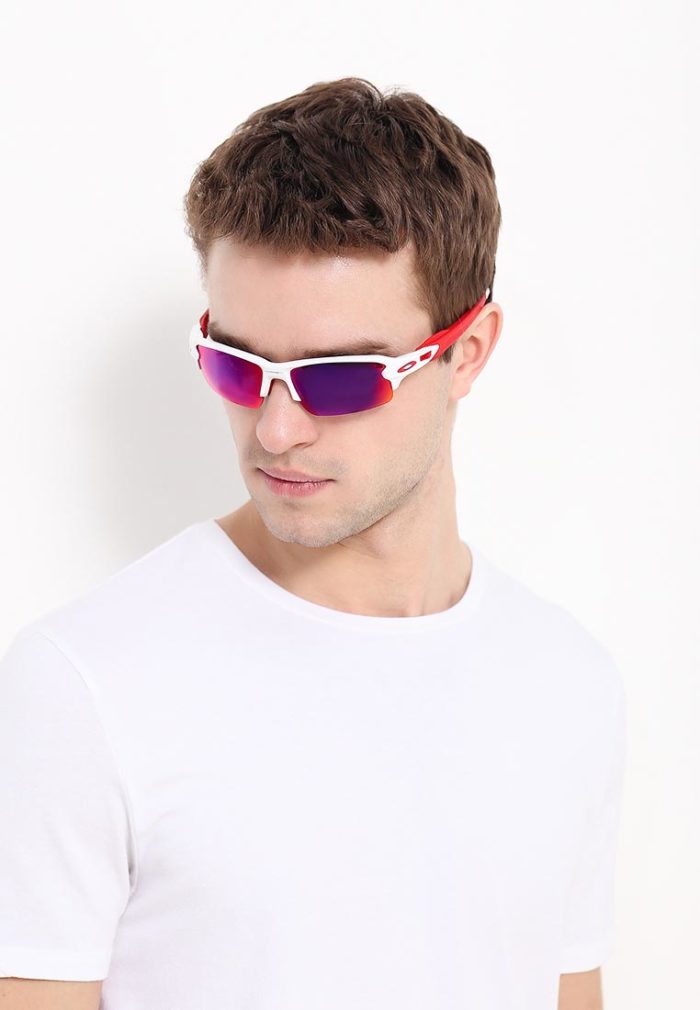Спортивные очки oakley flak 2.0 с улучшенным покрытием