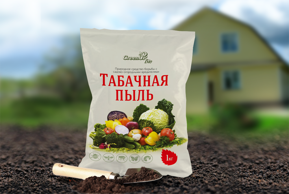 Табачная пыль для уничтожения тли