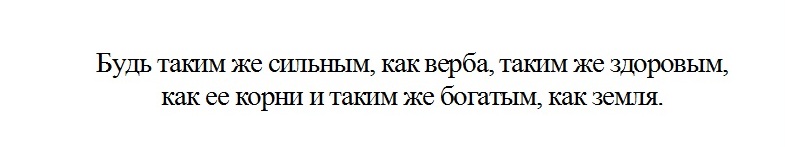 Заговор на вербу для здоровья.