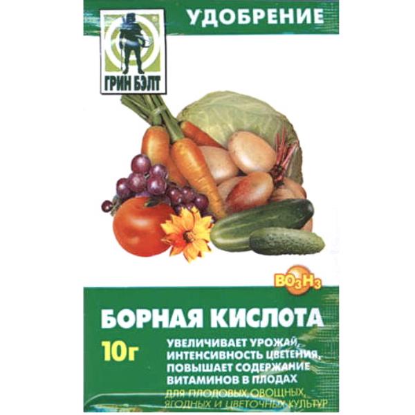 Борная кислота для растений