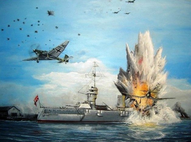 Как изображали боевые корабли известные художники?