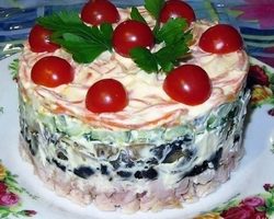 Cалат «Обжорка» — классический пошаговый рецепт слоями с фото. Лучшие рецепты салата «Обжорка» с печенью, курицей, колбасой, мясом, грибами и фасолью