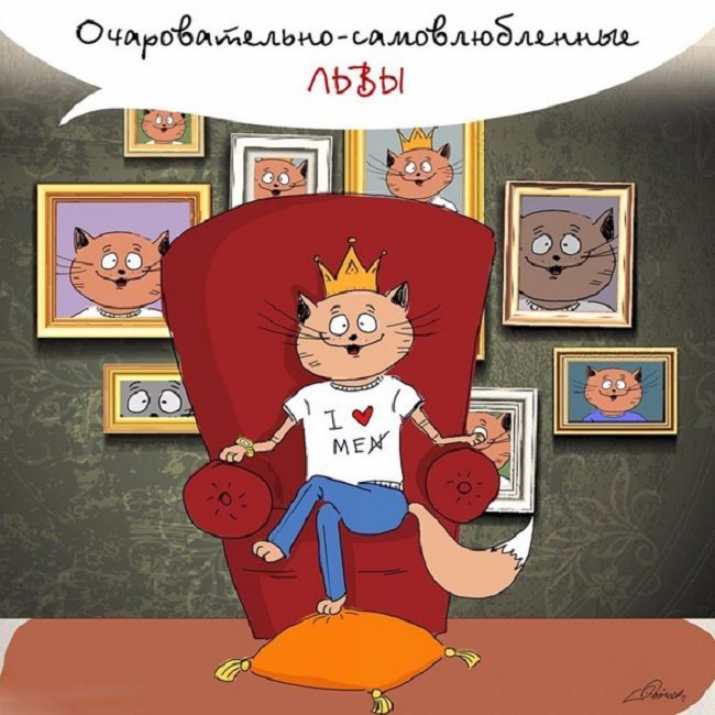 Отрицательные, положительные и основные черты мужчины льва