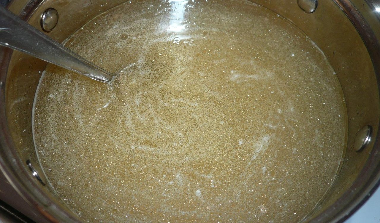 Бульон с желатином.