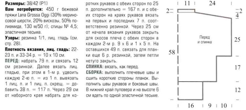 Жилет из «травки» спицами