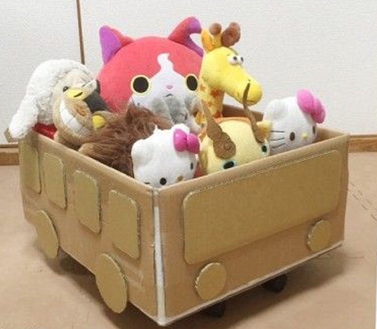 Ящик из картона для игрушек