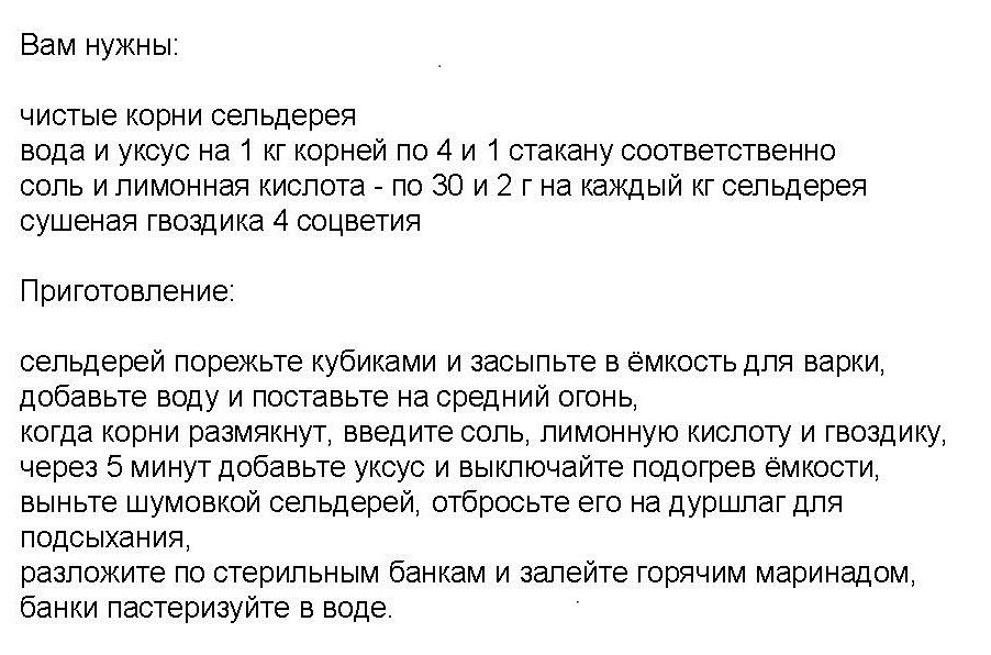 Рецепт приготовления приправы из сельдерея на зиму