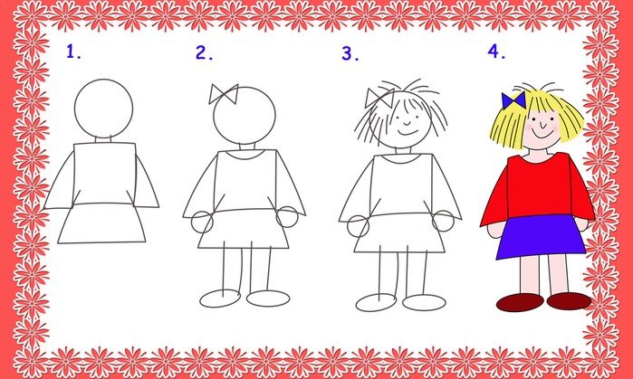 Как нарисовать маму для малыша?