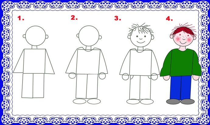 Как нарисовать мальчика?