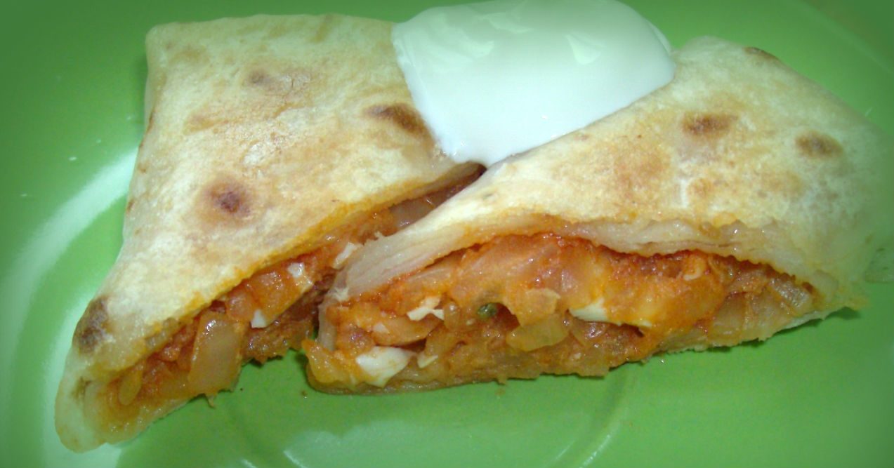 Блины с капустой.