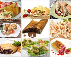 Лучшие рецепты вкусных начинок для фаршированных блинчиков. Как красиво завернуть и украсить блинчики с разными начинками для праздничного стола: варианты, фото