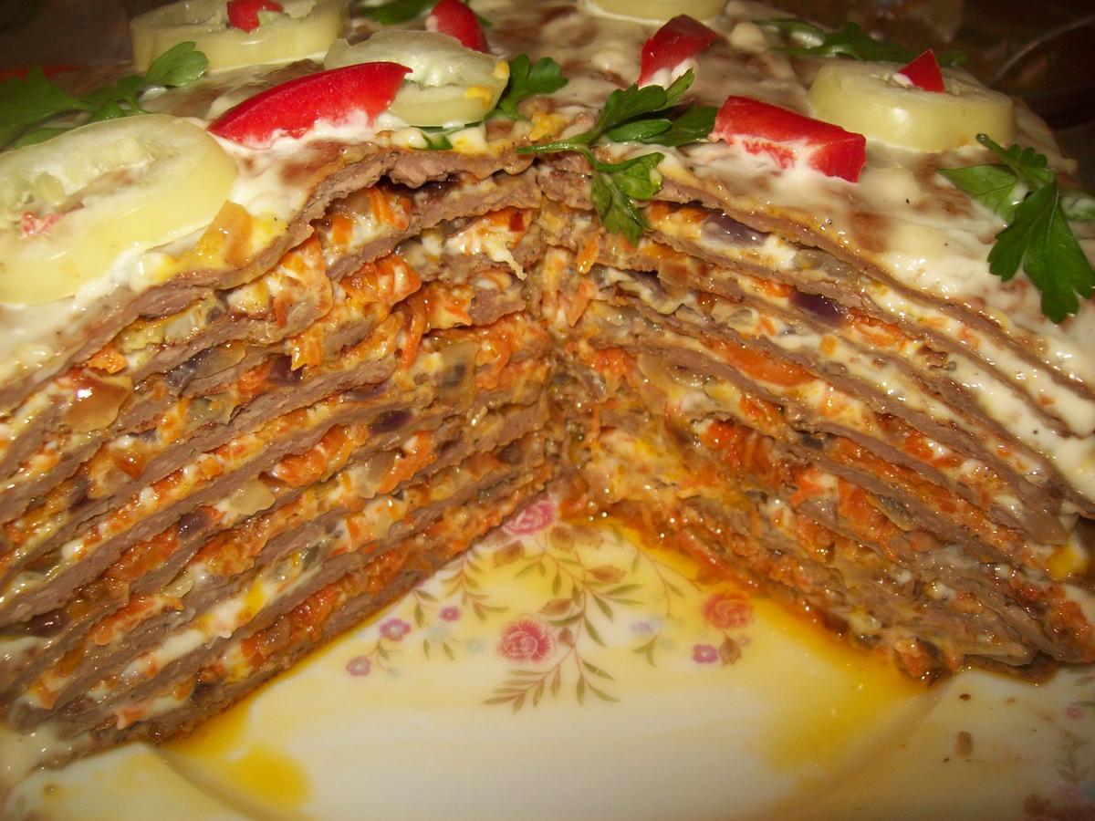Печеночный торт: рецепт в мультиварке