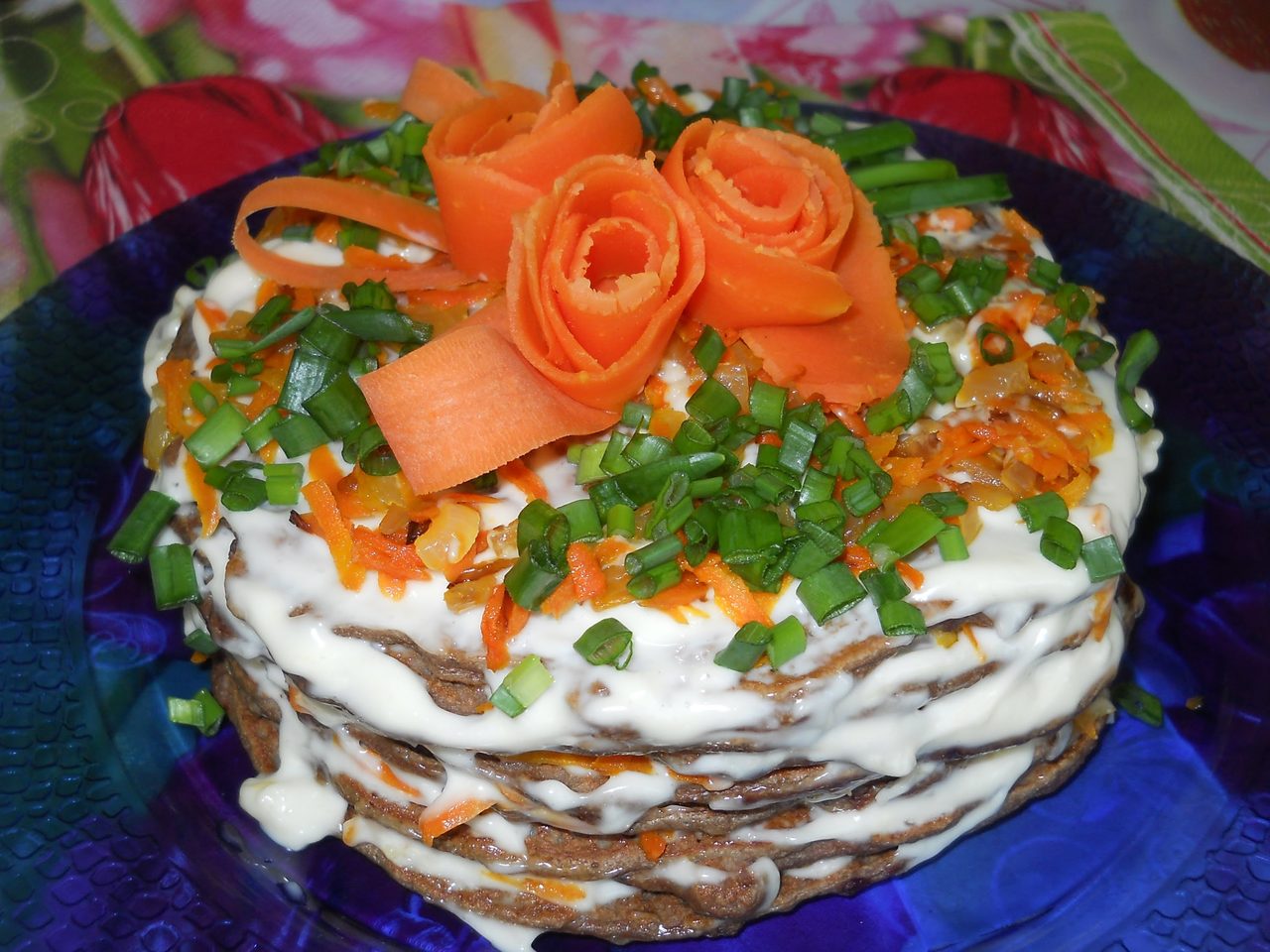 Печеночный торт: вкусный рецепт из куриной печени на кефире