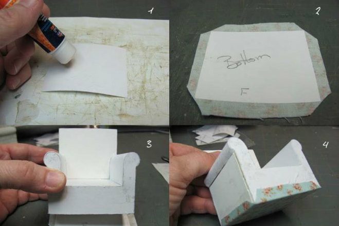 Как сшить кукольное мягкое кресло своими руками из подручных материалов: шаг5