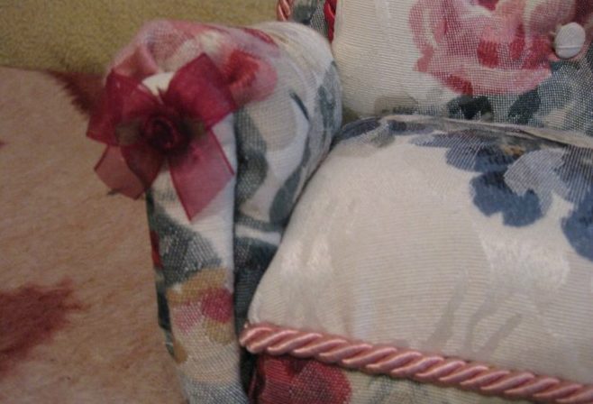 Как сшить кукольный мягкий диван своими руками из подручных материалов: шаг14