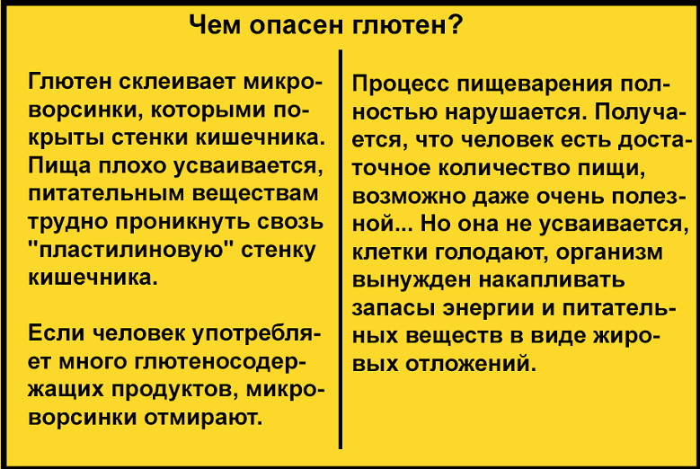 Чем опасен глютен?