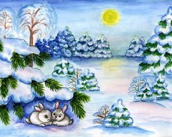 Как нарисовать рисунок на тему зима карандашом, гуашью, красками? Как нарисовать девушку-зиму карандашом поэтапно?