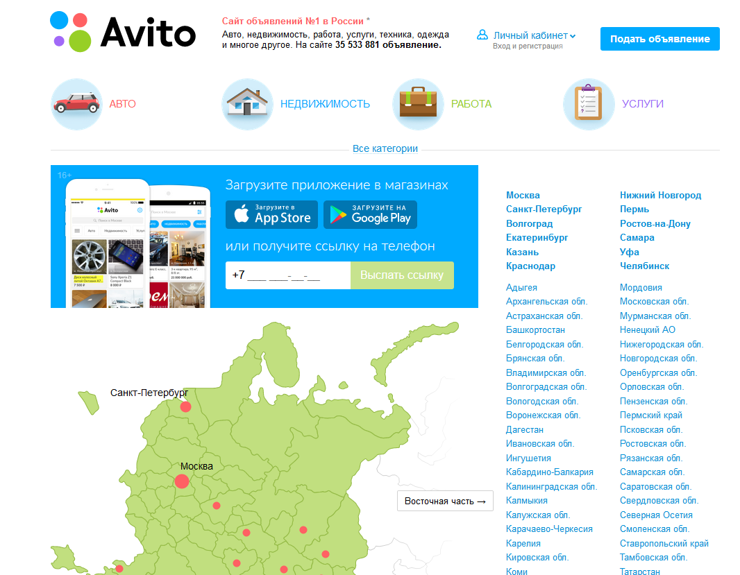 Как продать автомобиль с пробегом на авито?