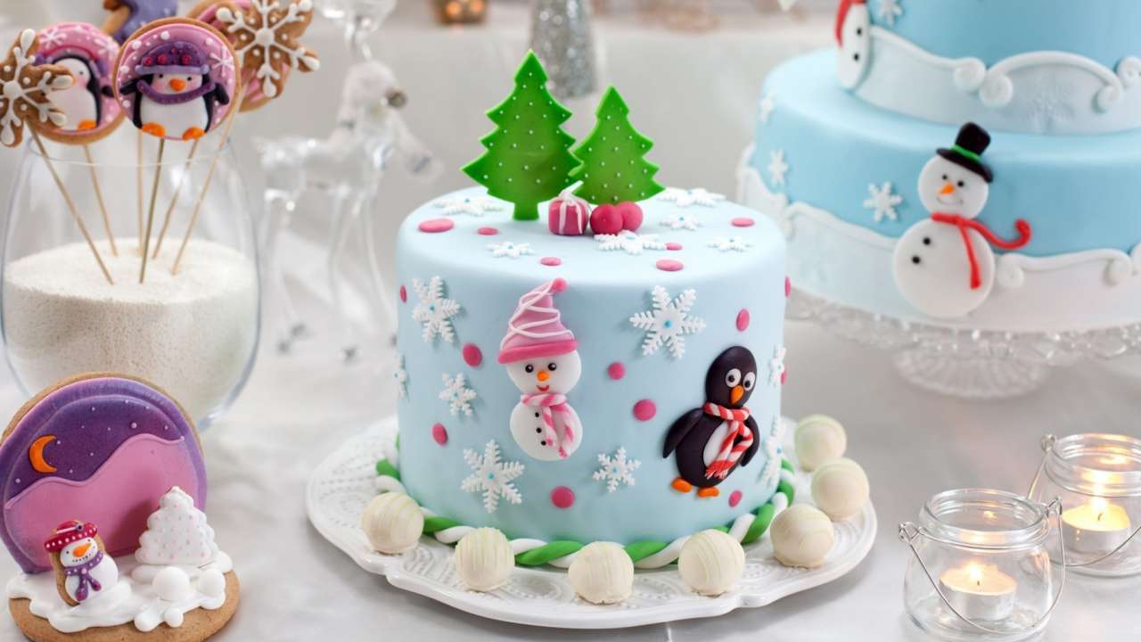 Новогодний торт