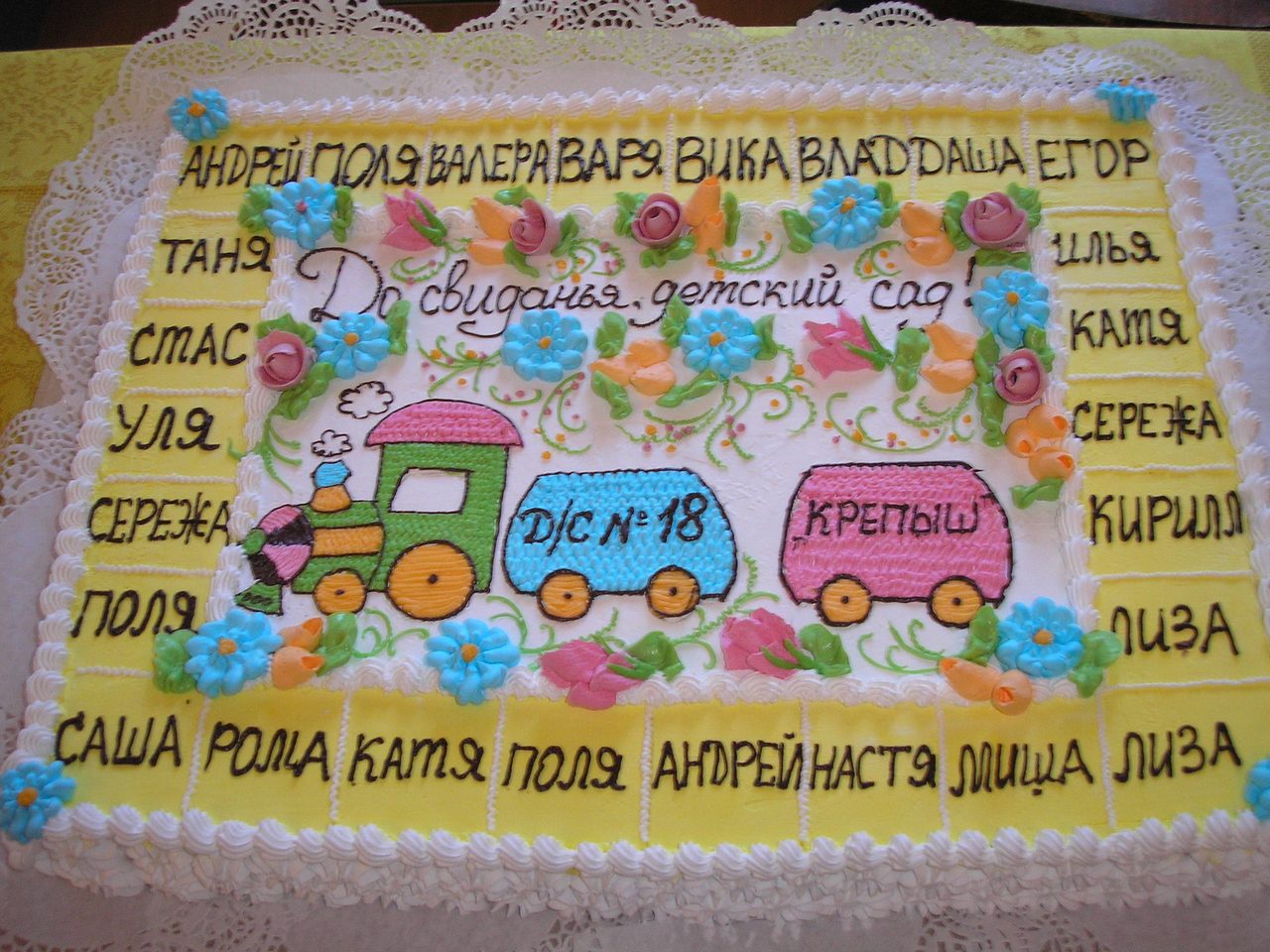 Детский торт на выпускной