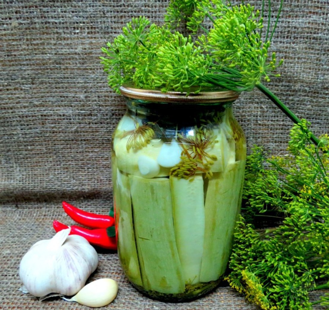Кабачки как грузди с сушеным укропом: рецепт на зиму
