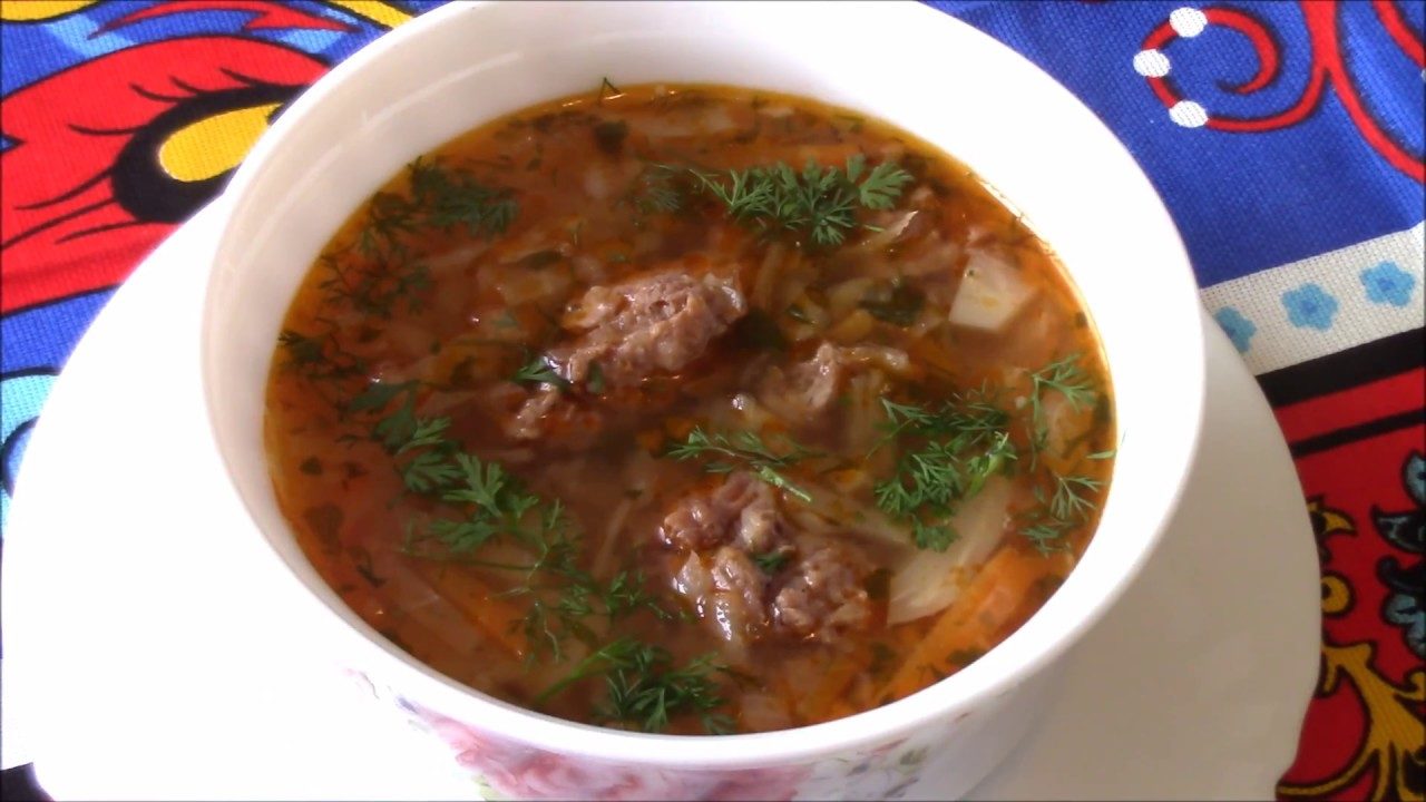 Вкусный борщ с тушенкой