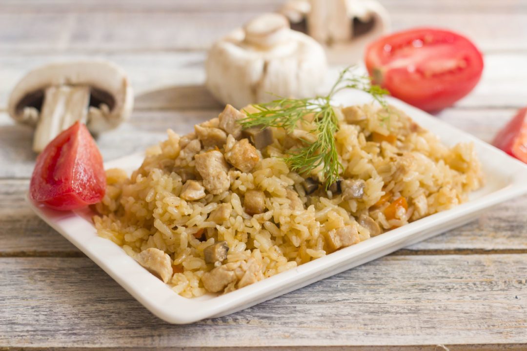 С куриным мясом