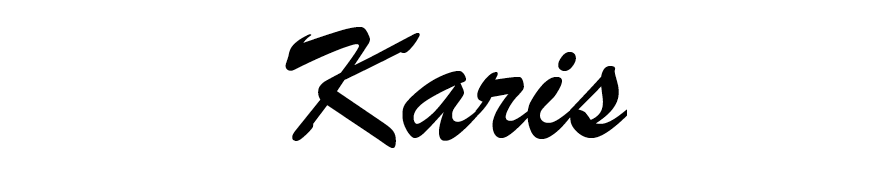 Красивое тату с именем карины