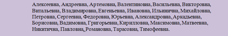 Какое отчество подходит девочке к имени ксения: совместимость с мужскими именами