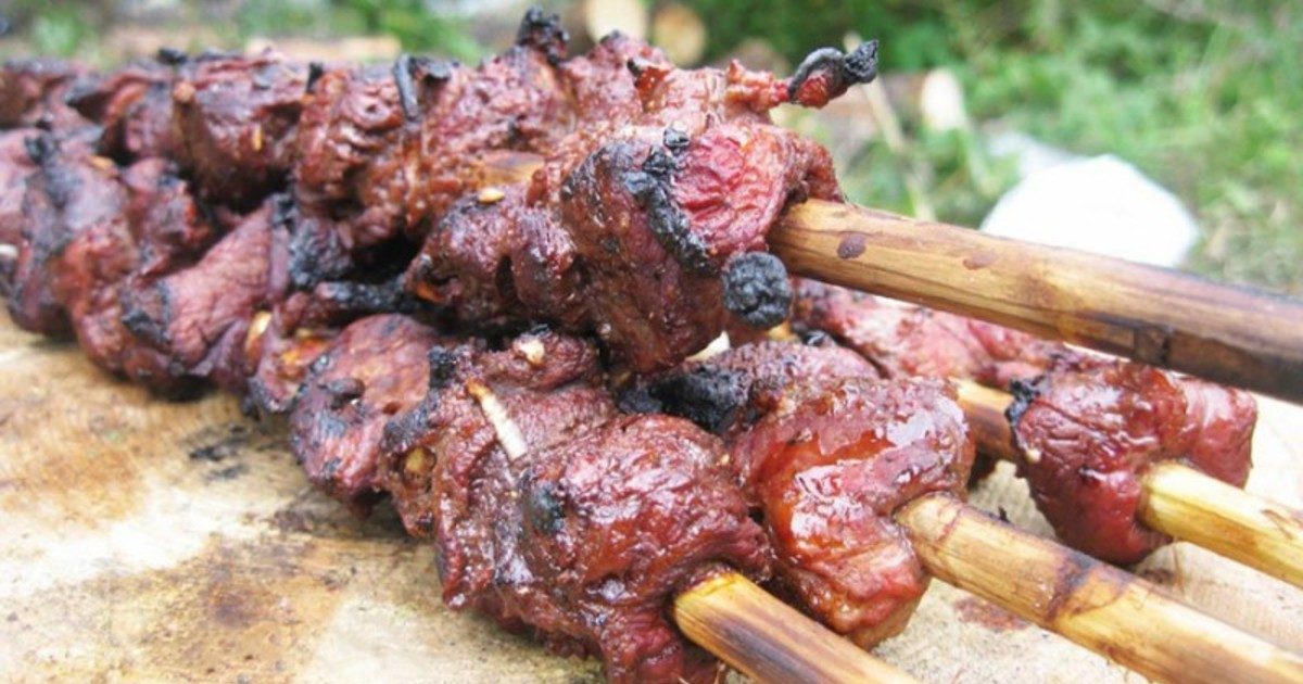 Шашлык из лосятины в домашних условиях: рецепт